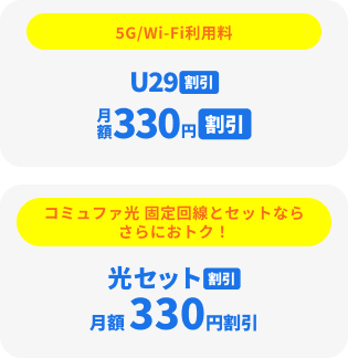 新生活にもおすすめ月額330円割引※セットをご用意