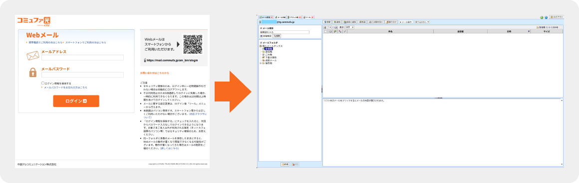 現在のログイン手順